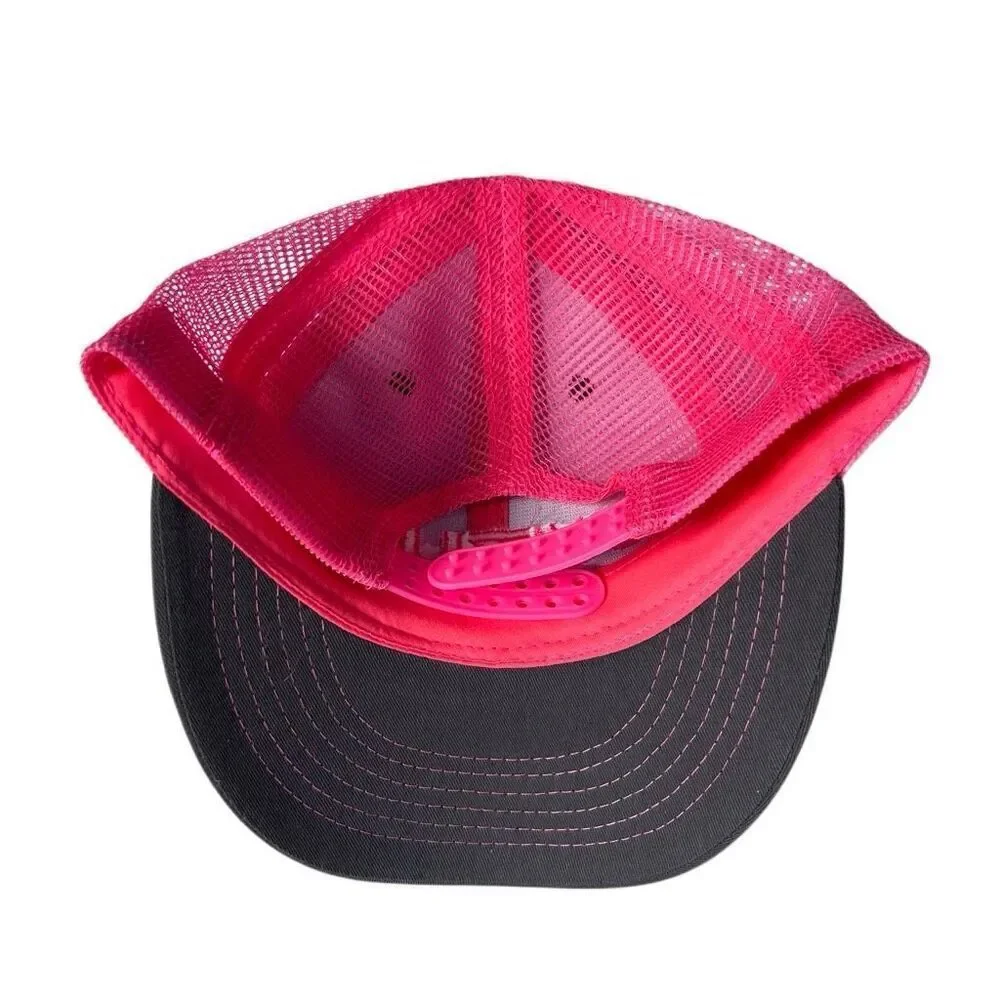 Suzuki Hot Pink and Grey Mesh Snap Back COBRA Hat